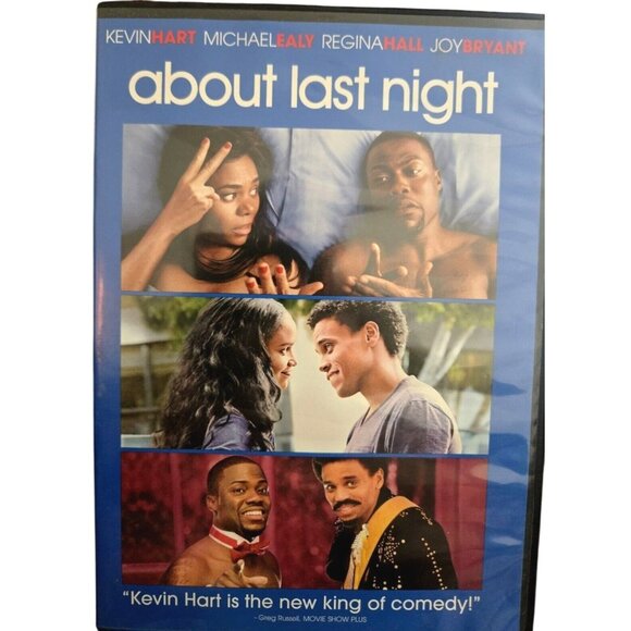 About Last Night DVD 2014 Romantic Comedy Kevin Hart & Regina Hall - Picture 1 of 3